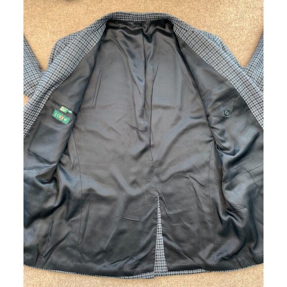 J Crew Oarsman Tweed Blazer Mens 44R Wool Houndstooth Jacket Sportcoat - Picture 4 of 10